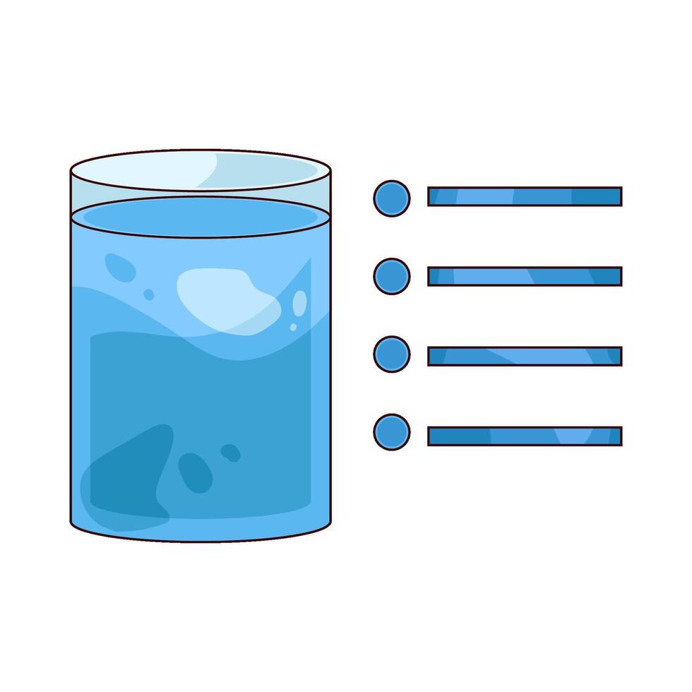 Illustration of bar graph vector