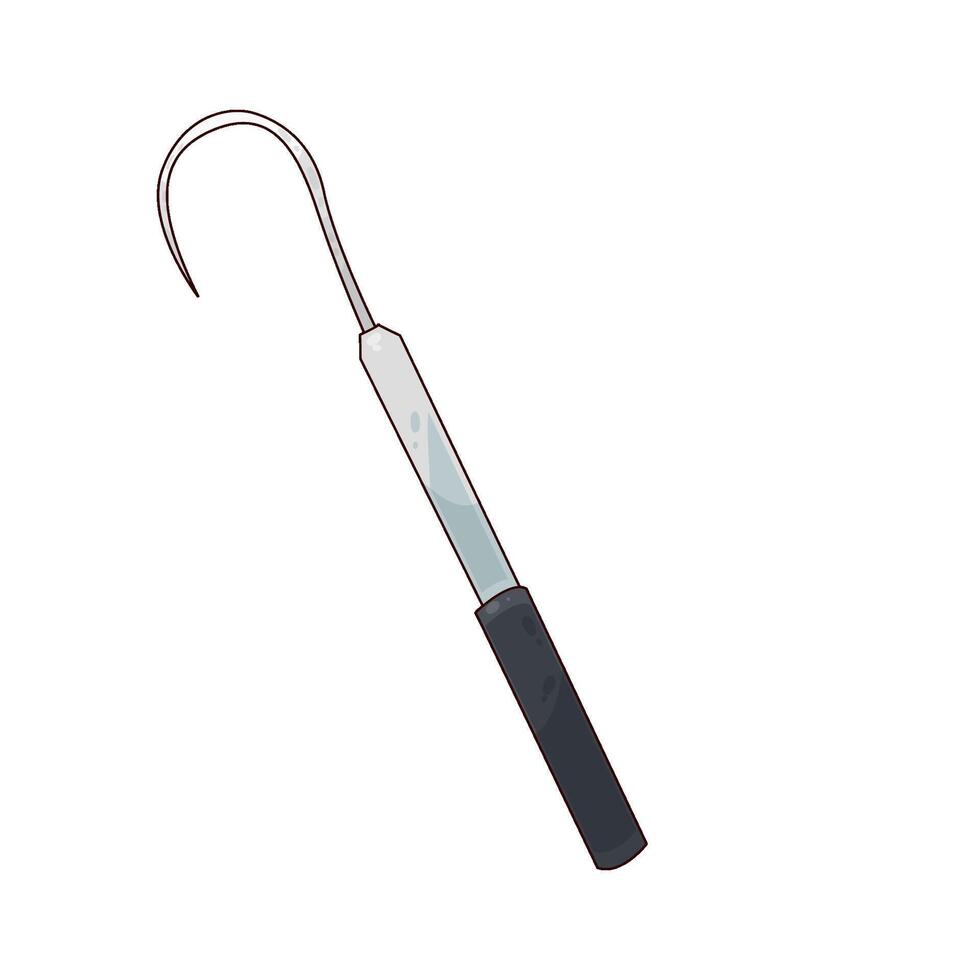 Illustration of fishing tools vector