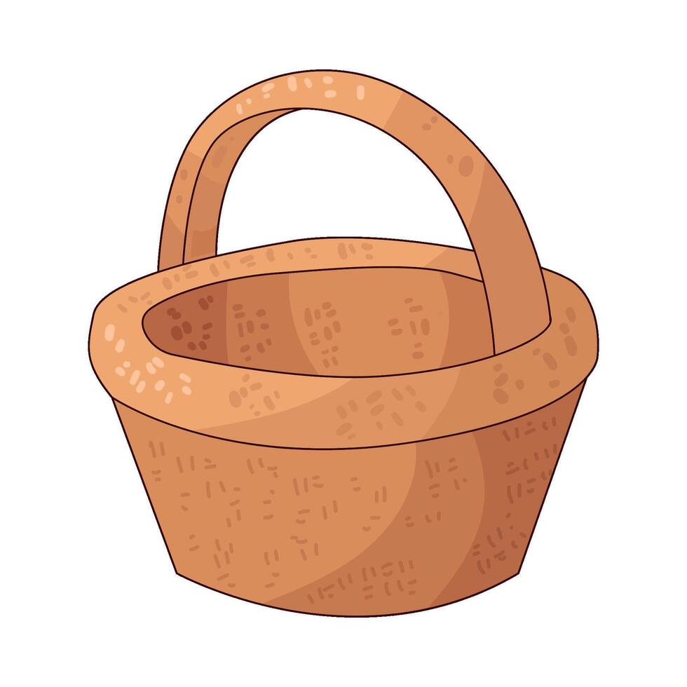 Illustration of fish bucket vector