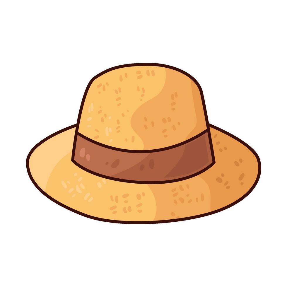Illustration of man hat vector