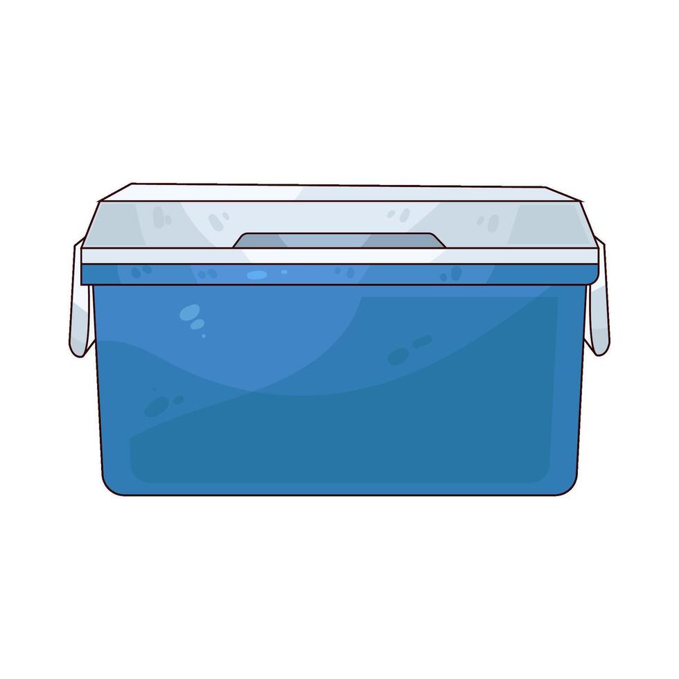 Illustration of fish box vector