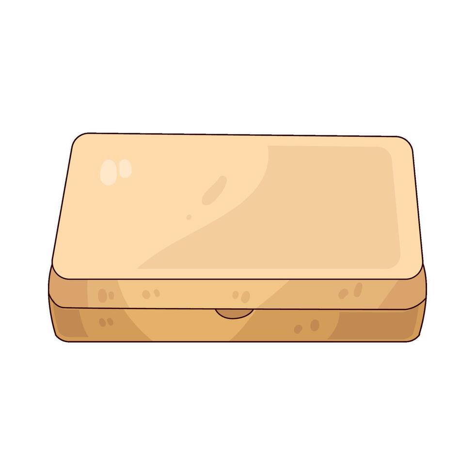 Illustration of fishing tool box vector