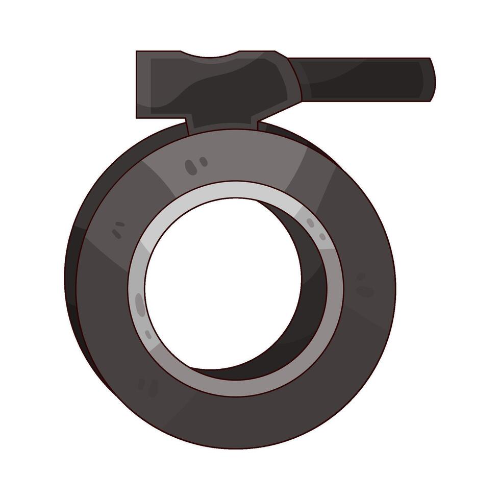 Illustration of fishing reel vector