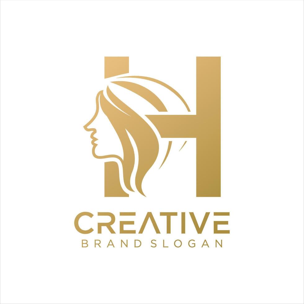 beauty logo design element icon with font creative modern concept vector