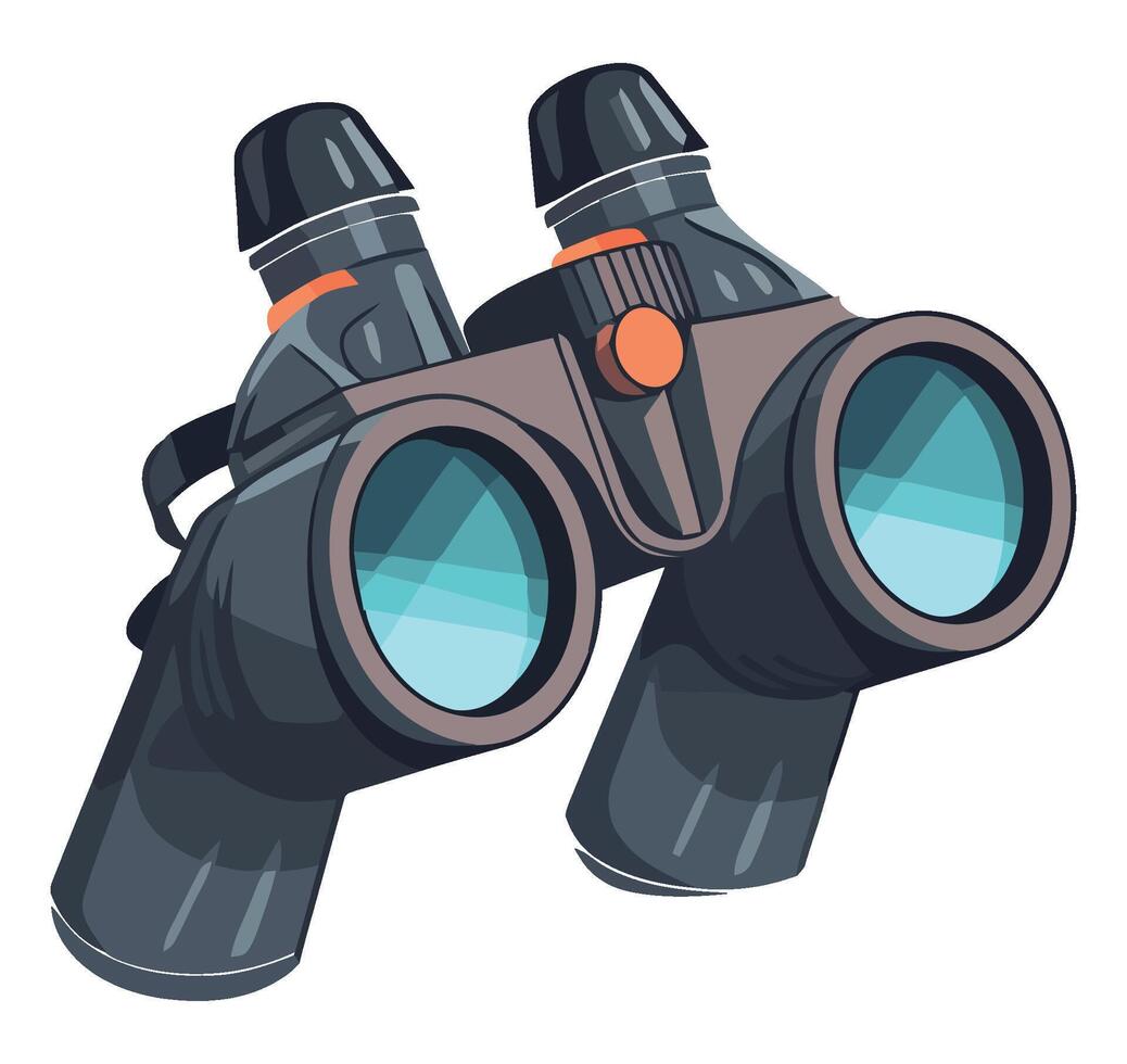 Magnification symbolizes adventure vector