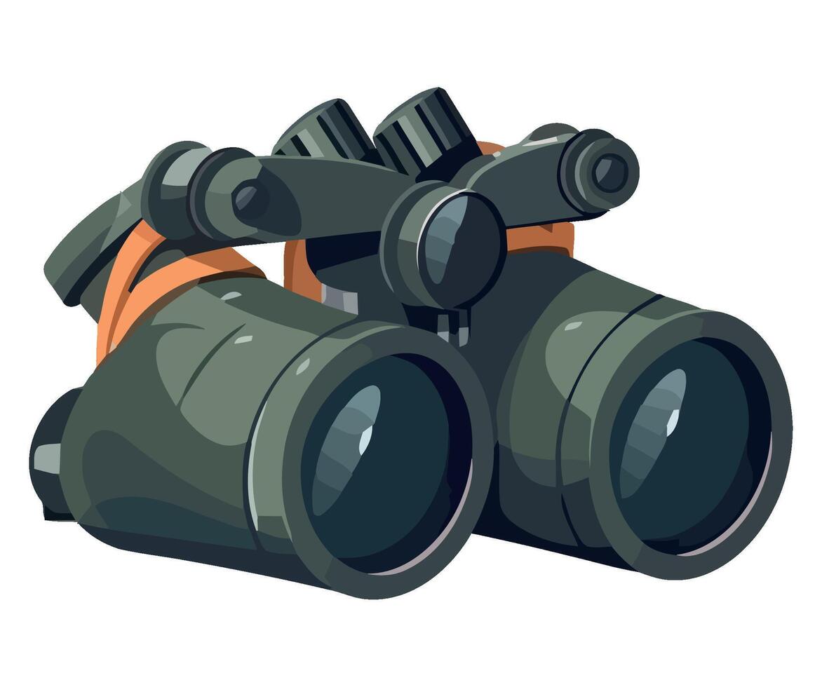 zooming in on adventure with telescopic technology vector
