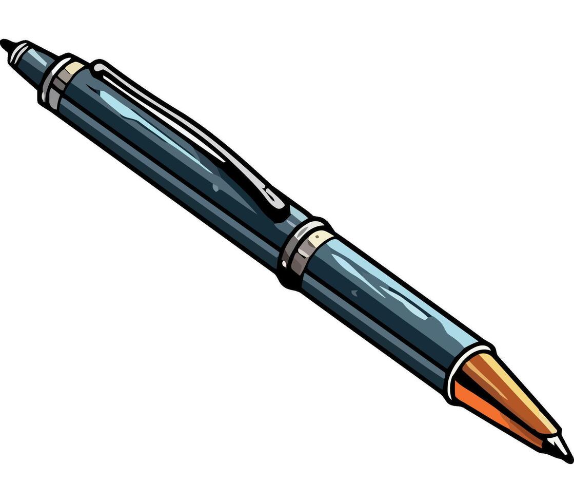 Pen clip art price 1 credit usd 1 vector