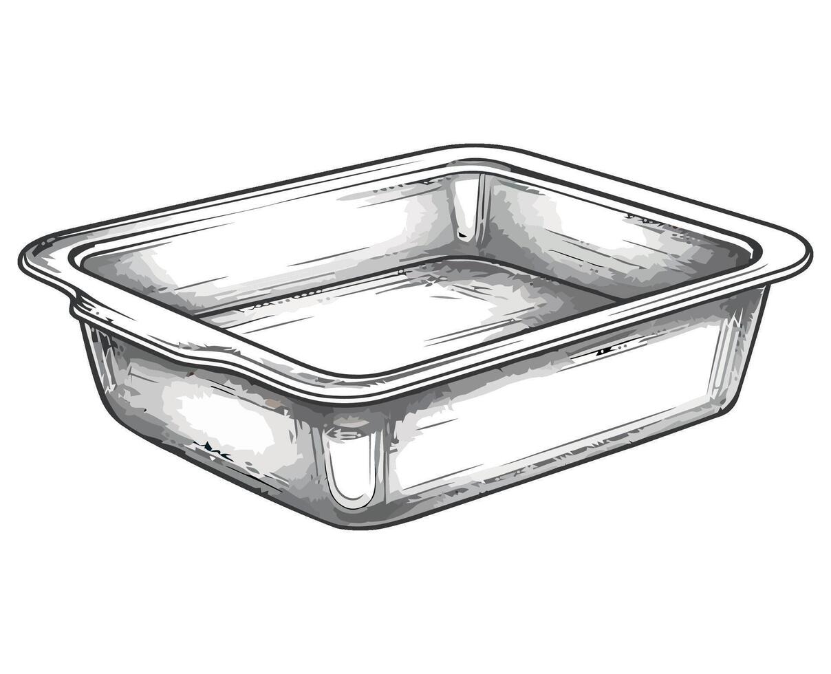 Vollrath food pan - 12 size, stainless steel, 12-1 vector