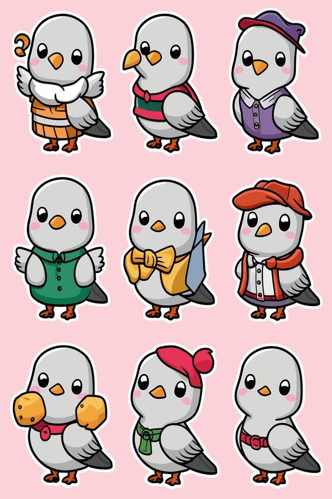 Seagulls by kawaii-chibi vector