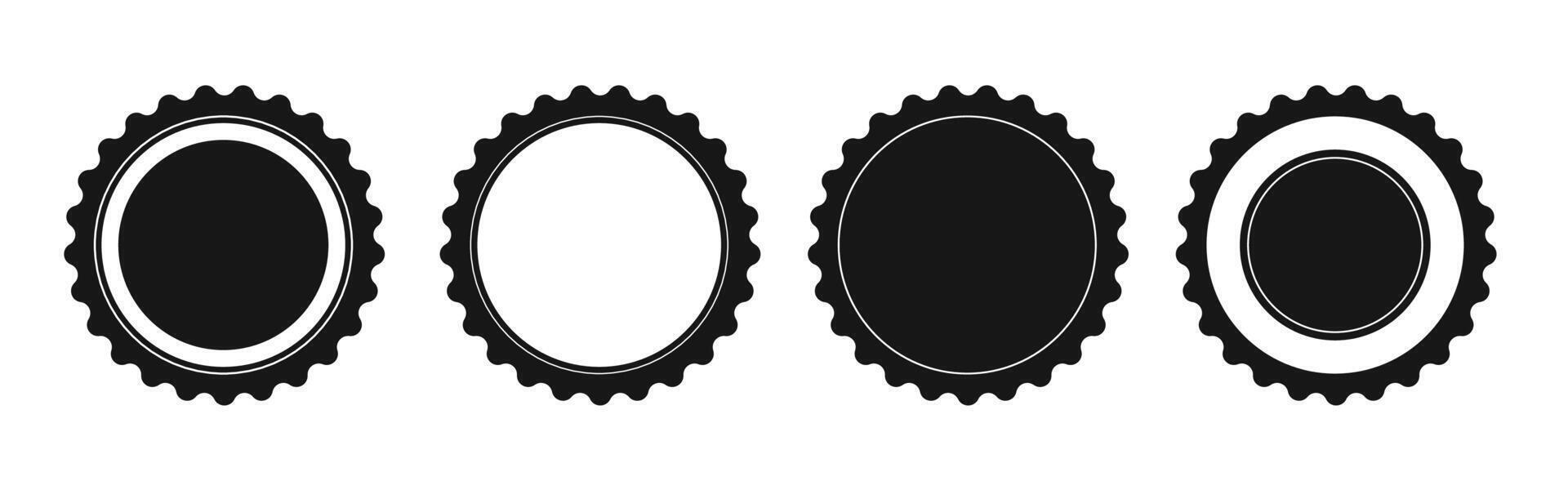 Creative designs of bottle caps in various styles showcasing unique textures and patterns for artistic inspiration vector