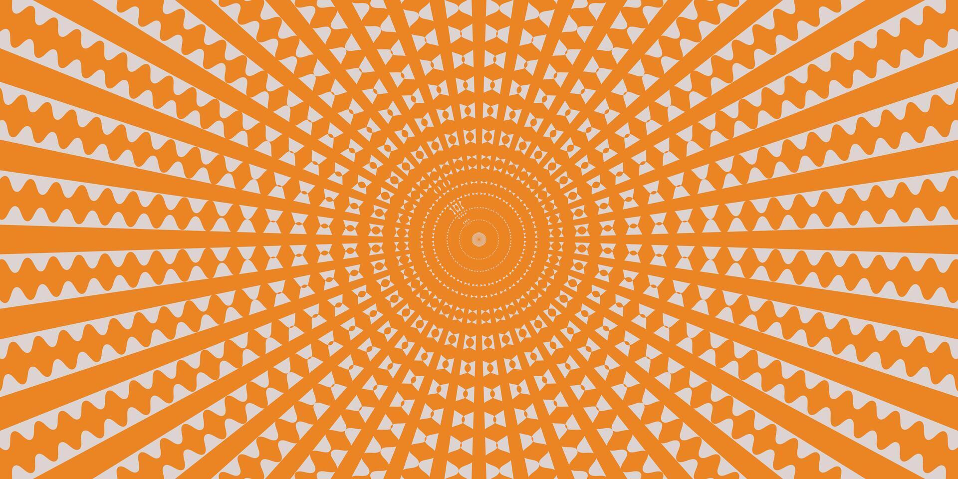 Abstract radial lines retro vintage style background design. illustration vector
