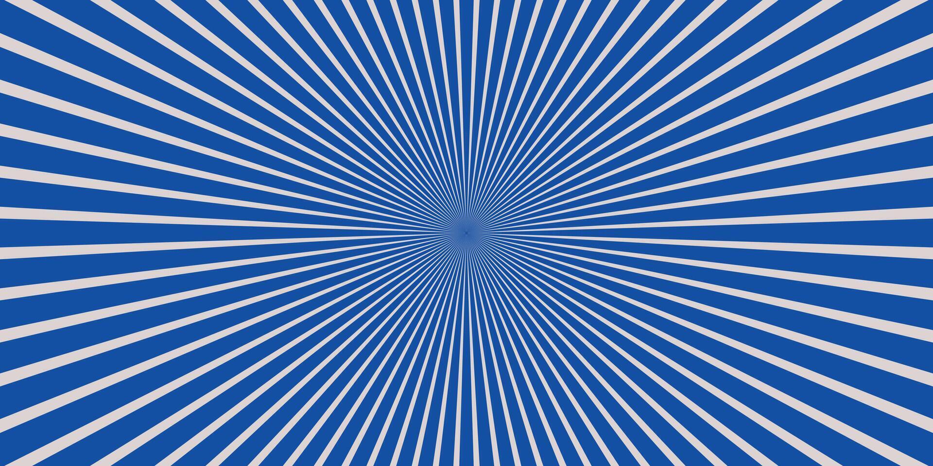 Comic flash explosion radial lines background design. illustration vector