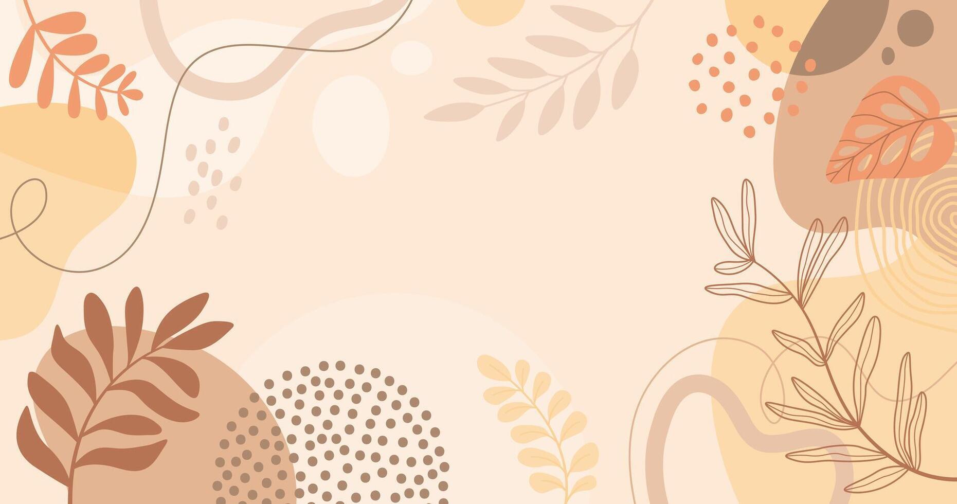 Flower background for design. background with tropical plants. vector