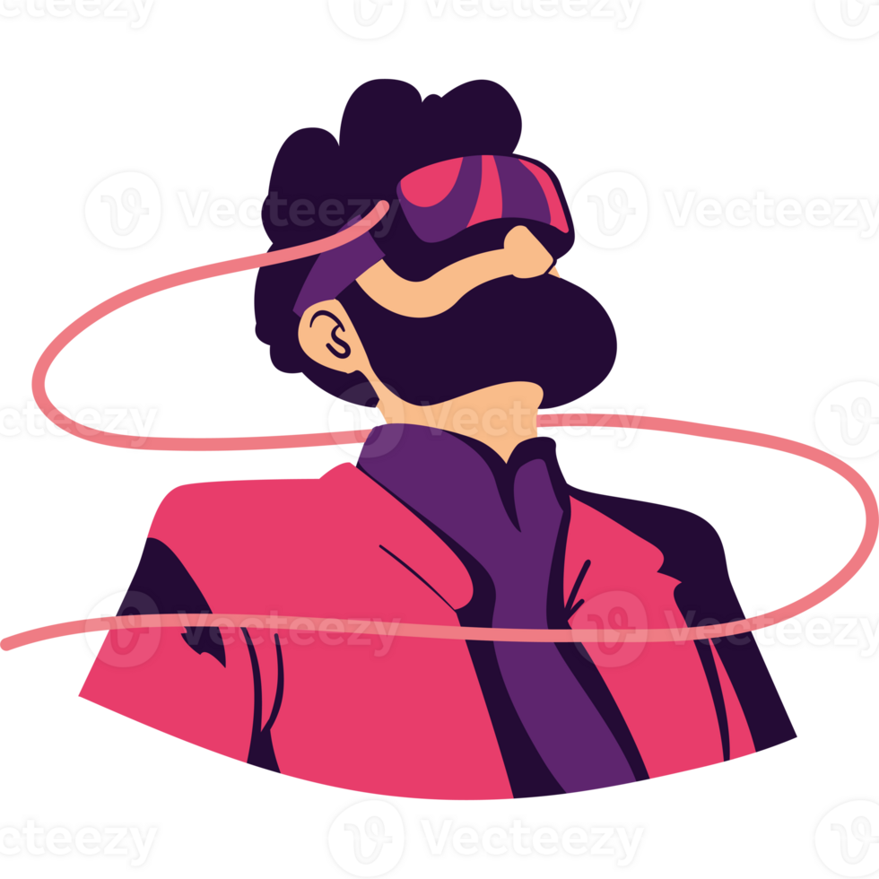 virtual reality entertainment illustration png