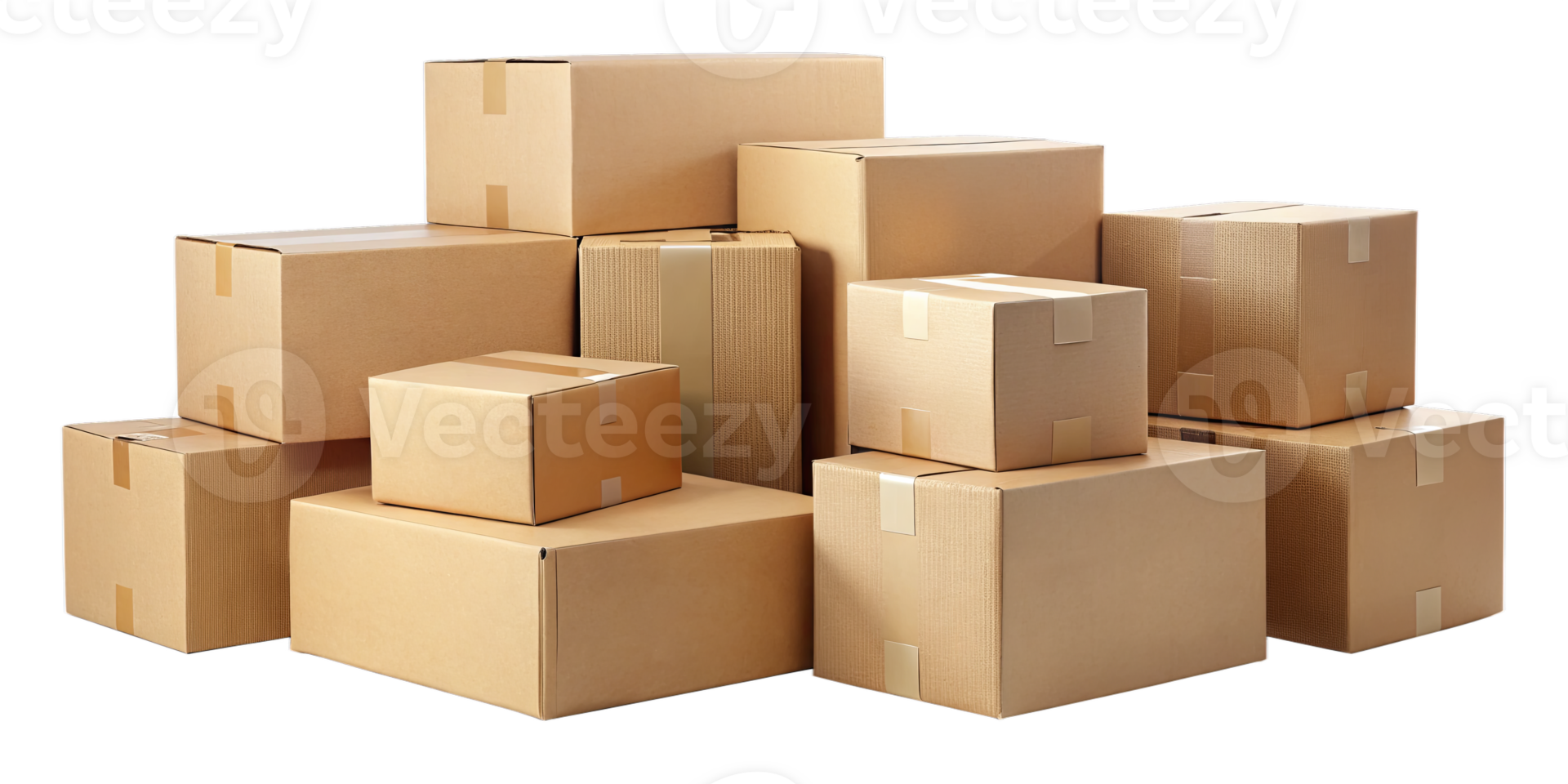 stack of cardboard boxes png