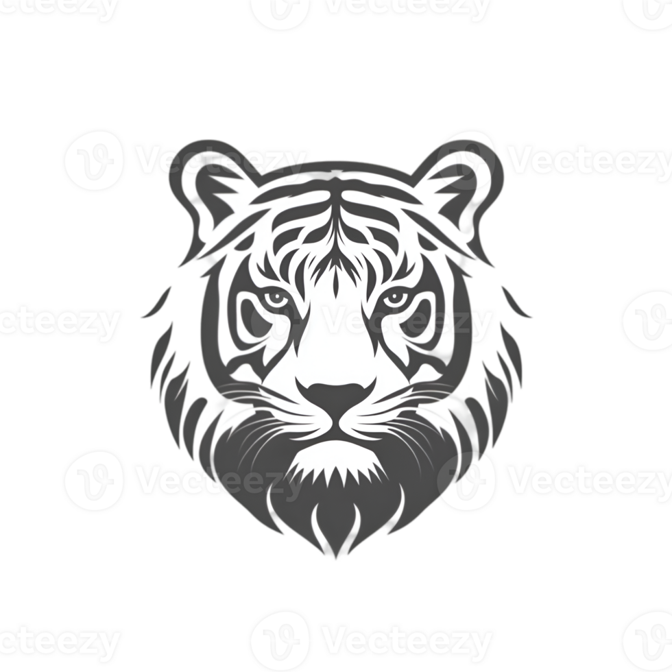 Tiger Logo Minimalistic png