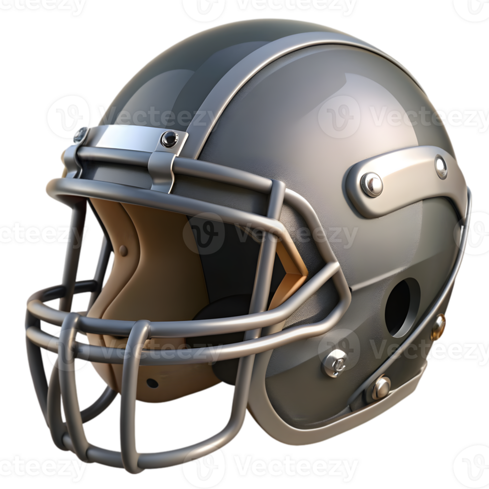 3D Render of Football Helmet png
