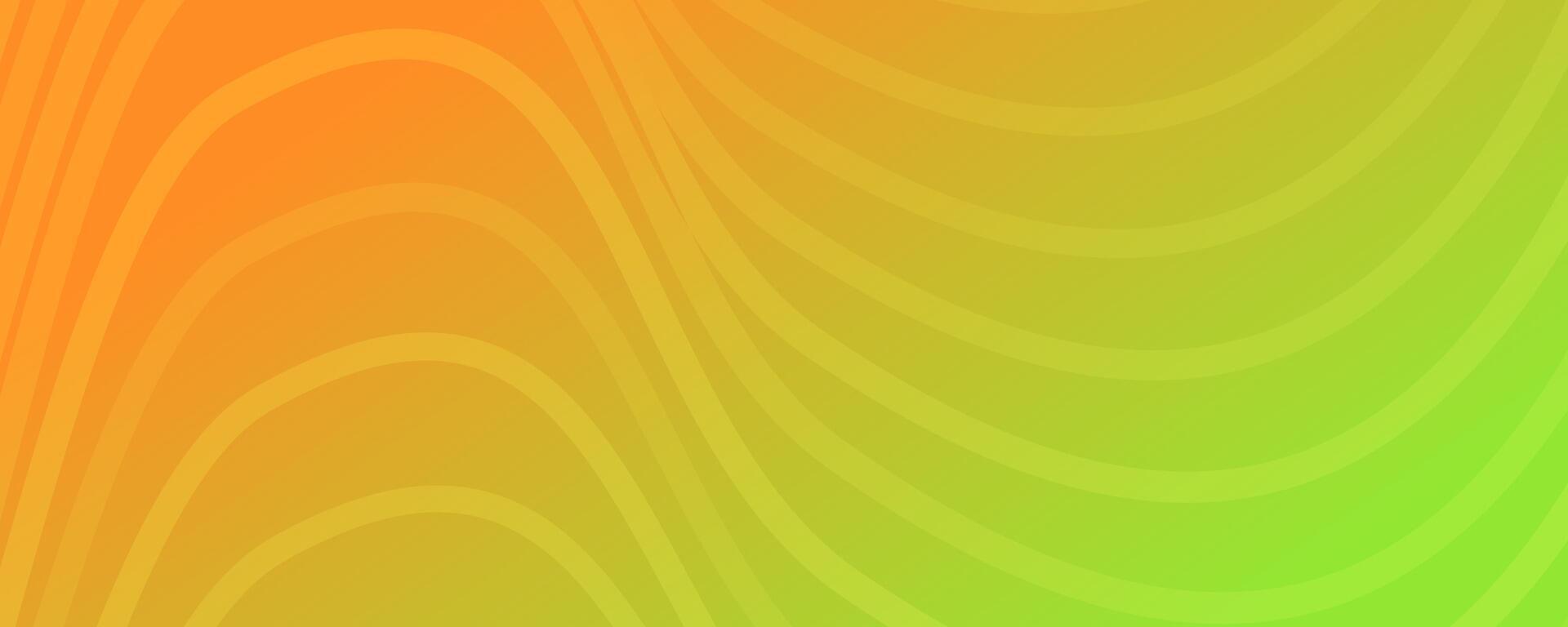 Modern colorful gradient background with wave lines vector