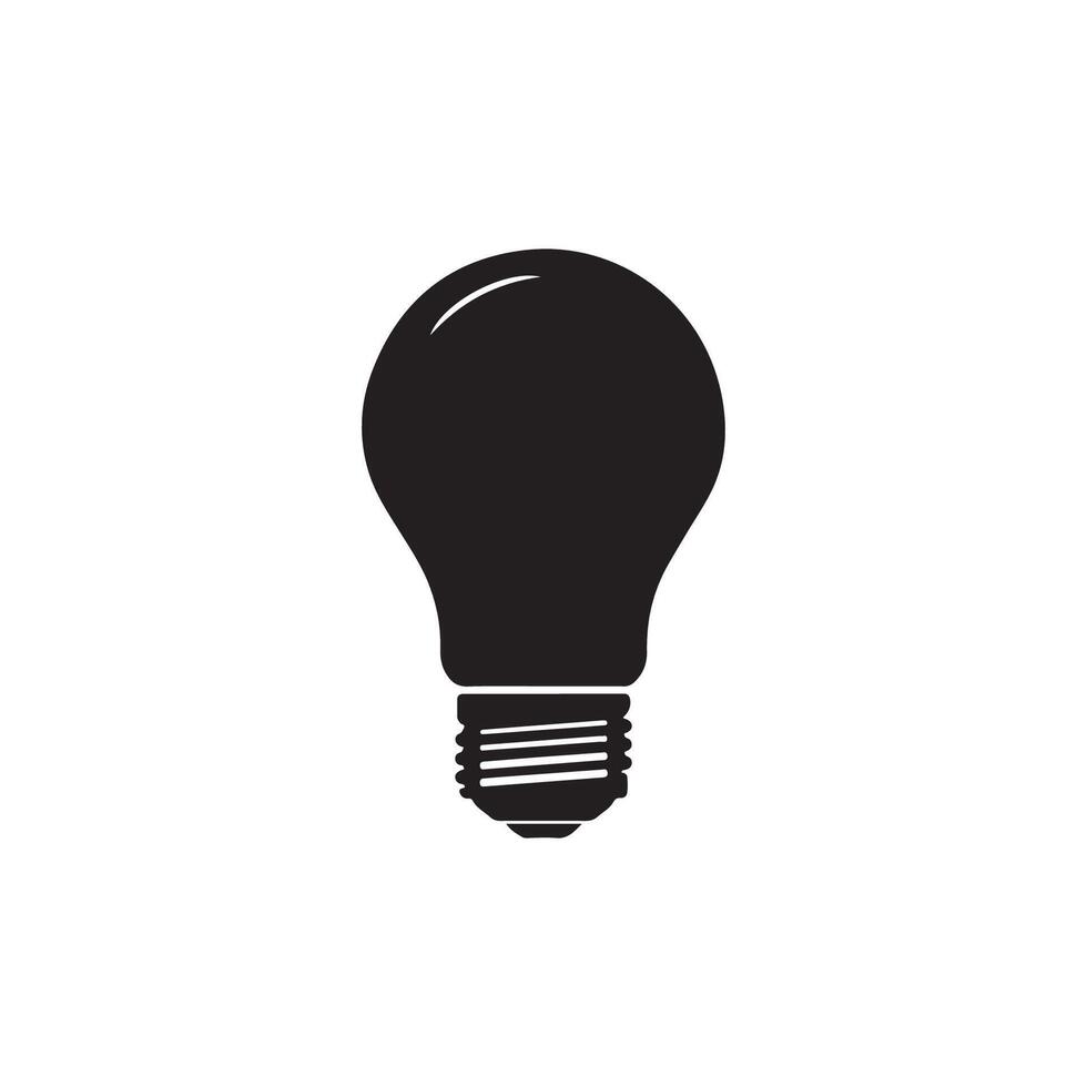 Icon design featuring a lightbulb vector