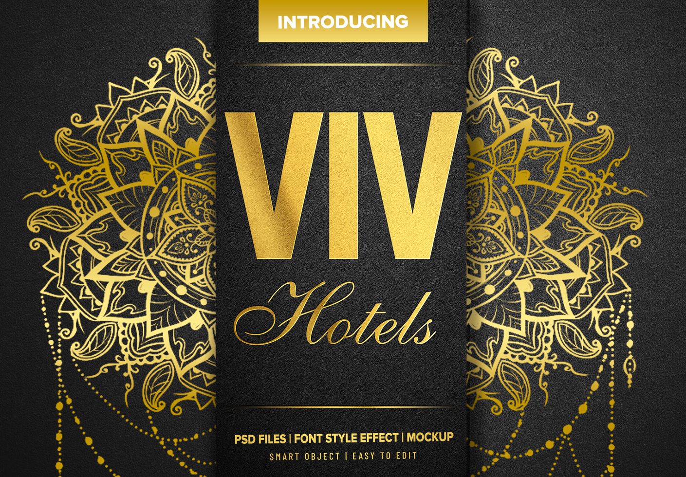 VIV Gold effect psd