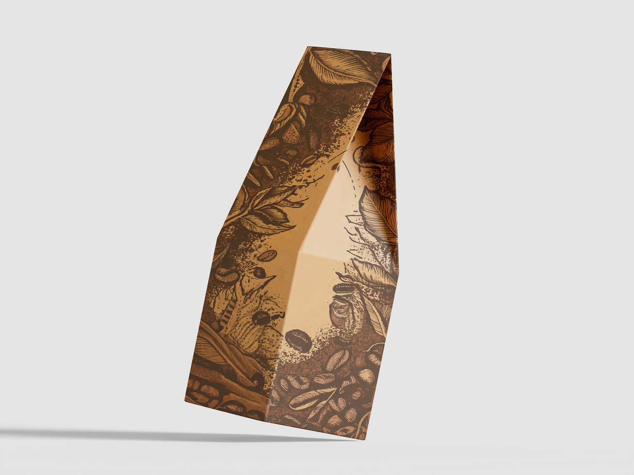Mockup pouch editable psd