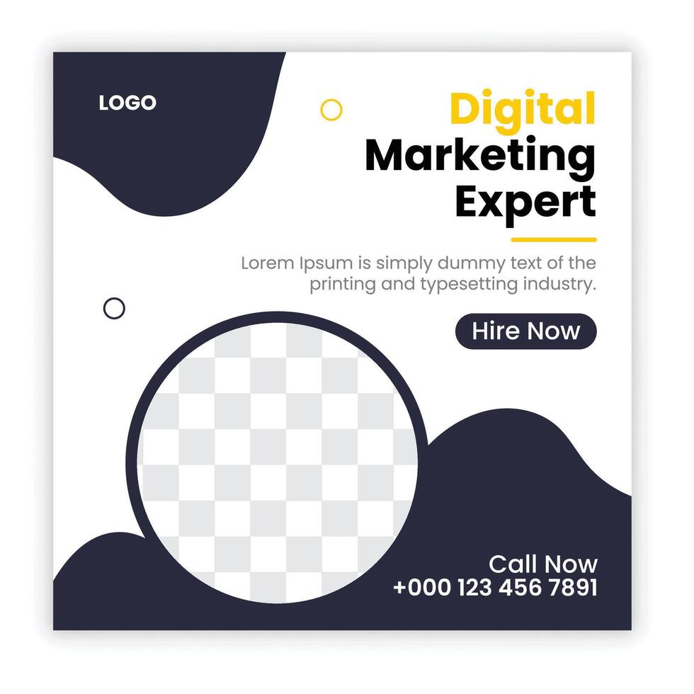Modern Business banner for social media post. design vector