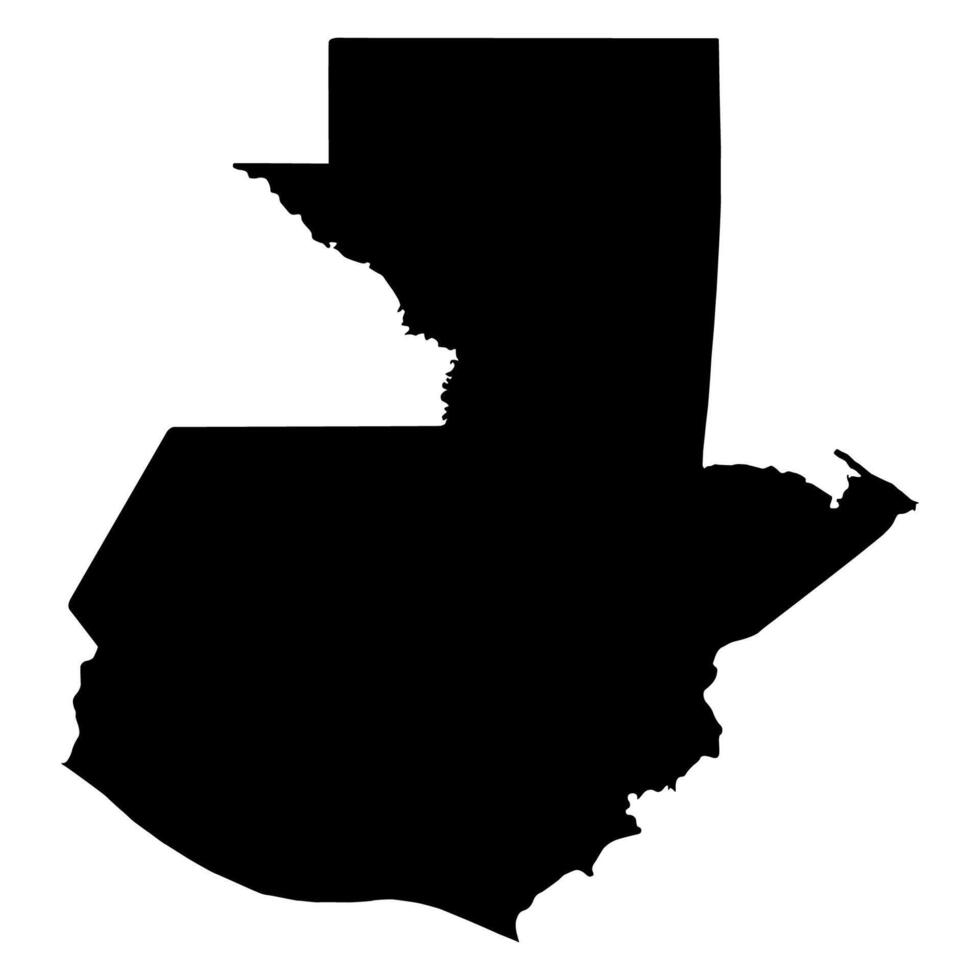 Silhouette of a Guatemala Country land Map vector