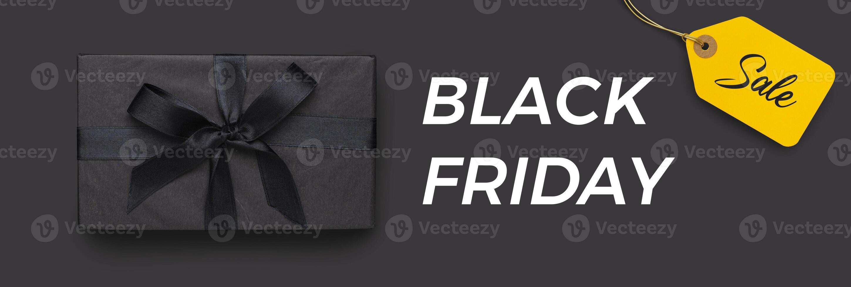 Black Friday gift box photo