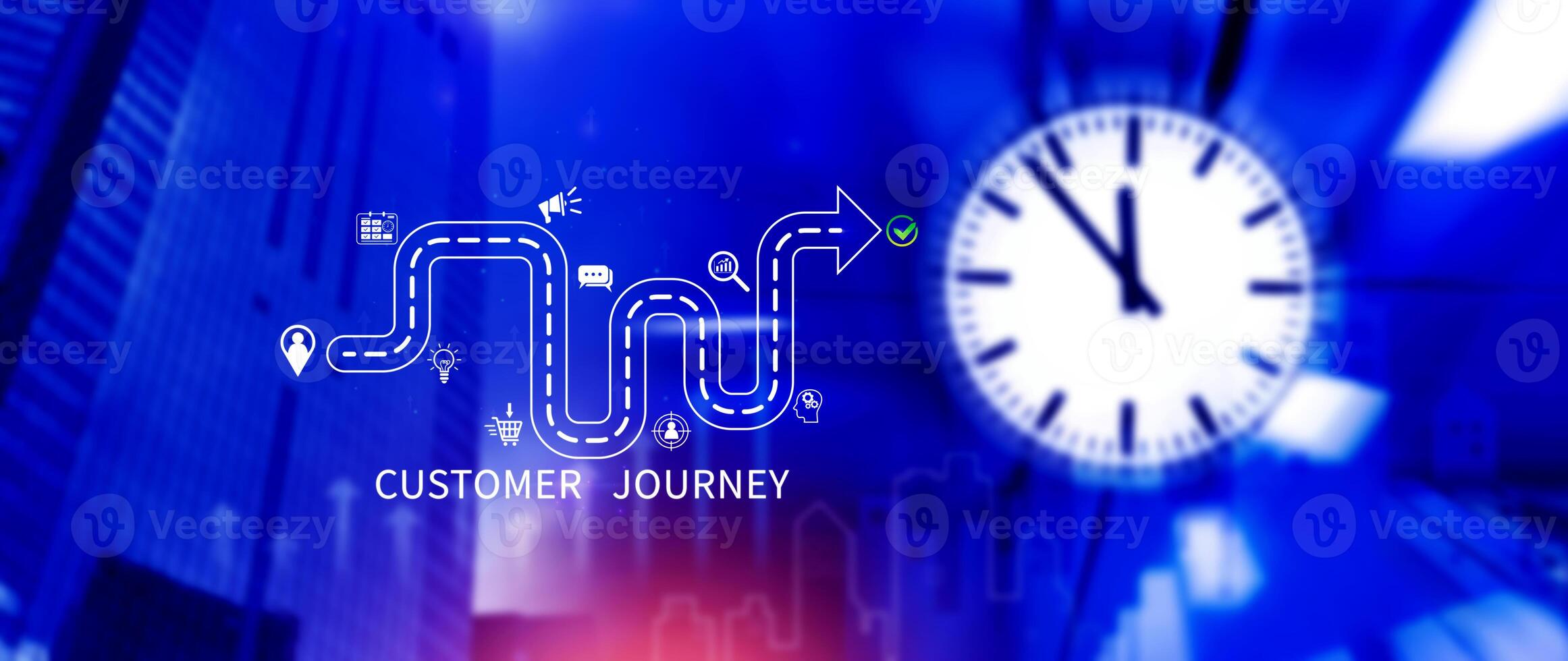 Customer journey concept, marketing and customer behavior analysis, Understanding customer journey to improve their overall customer experience and increase loyalty, Marketing strategic planning. photo