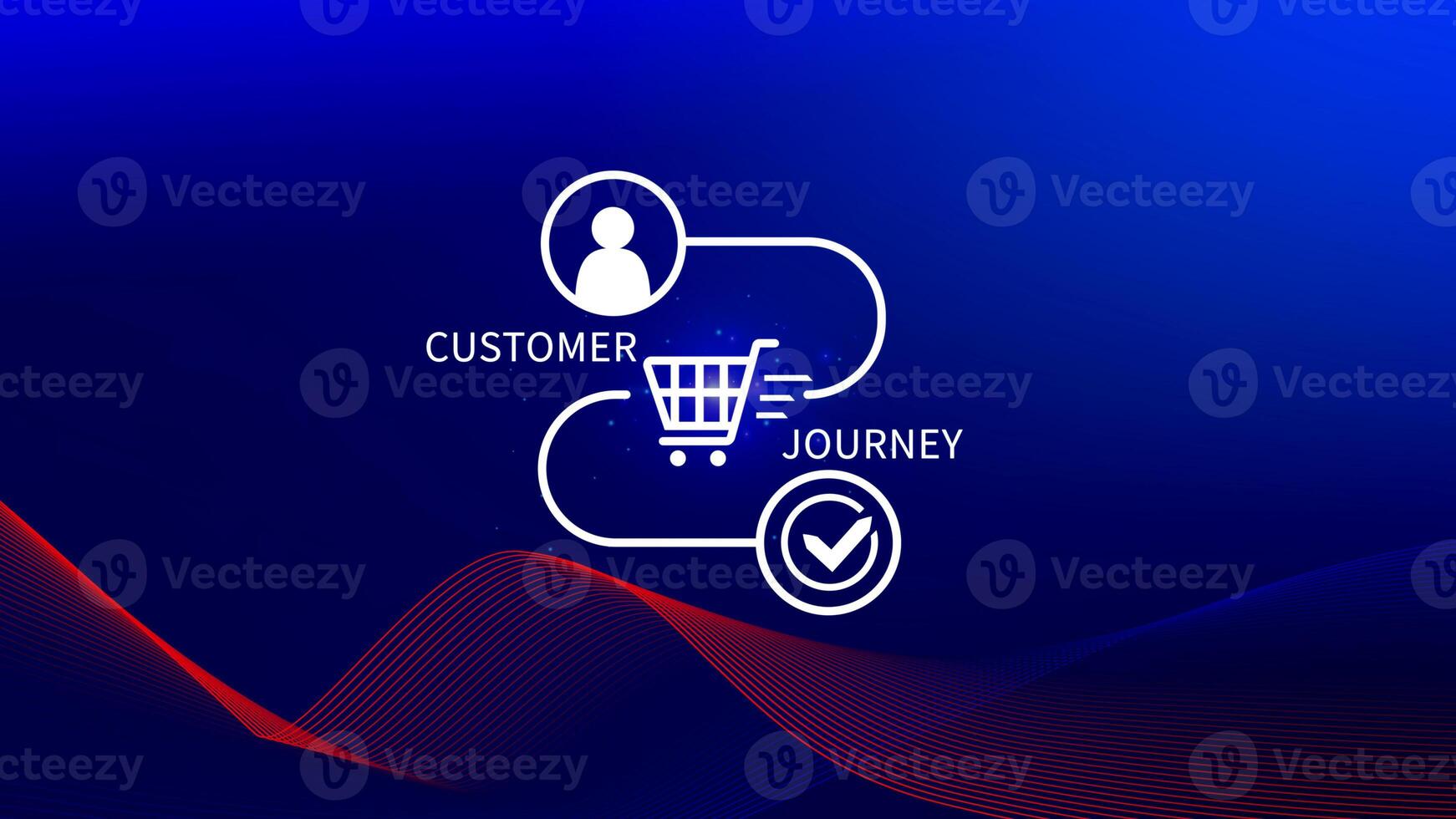 Customer journey concept, marketing and customer behavior analysis, Understanding customer journey to improve their overall customer experience and increase loyalty, Marketing strategic planning. photo