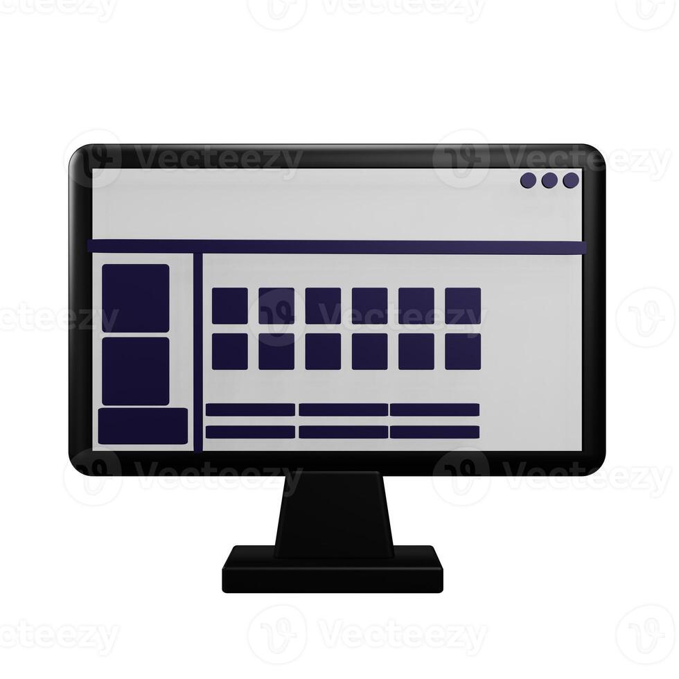 Menu bar monitor with transparent background photo
