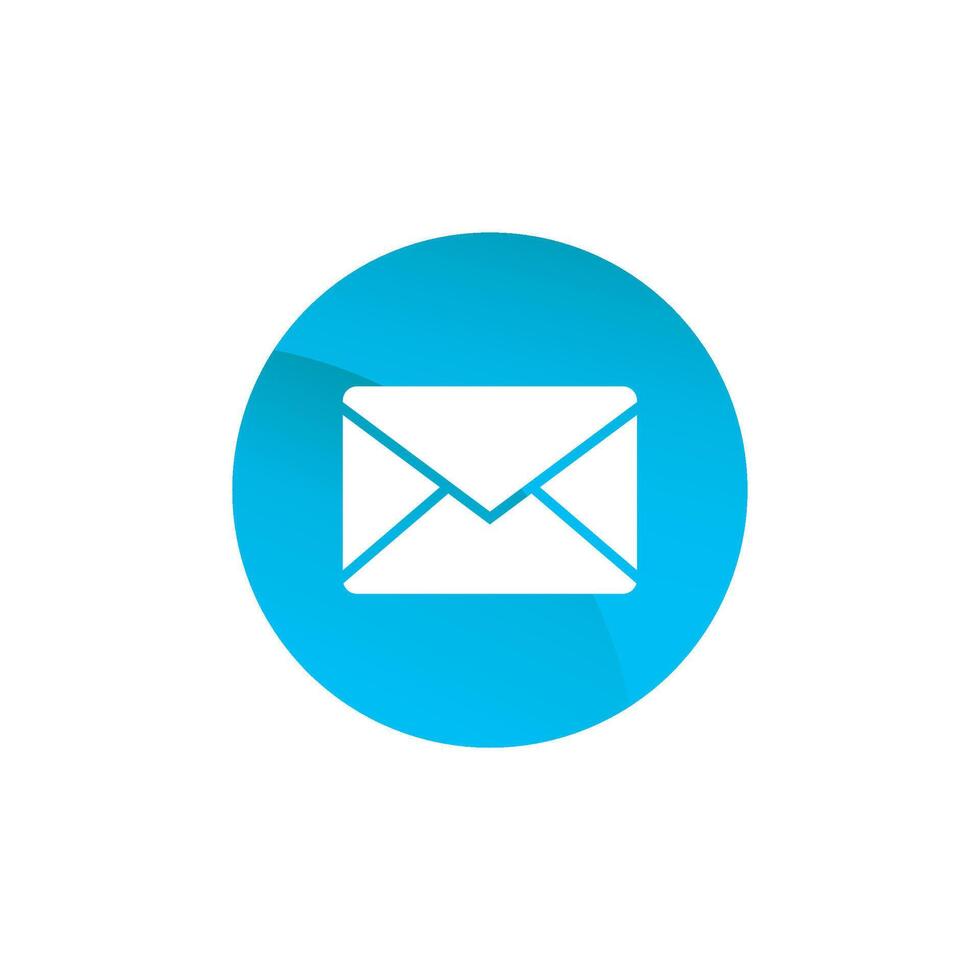 Email envelope icon illustration vector