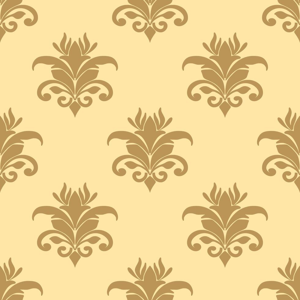 Elegant floral damask pattern. Texture for wallpaper, background and web page fill. vector
