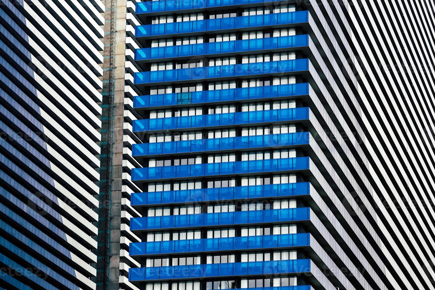 Office Skyscraper with glass facade photo