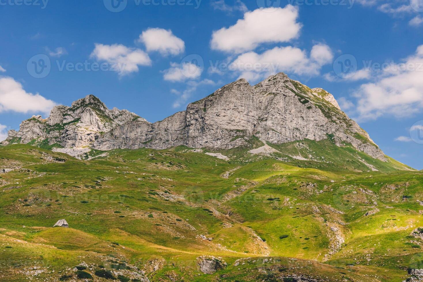 Landscape with Sedlo High Mountain Pass photo
