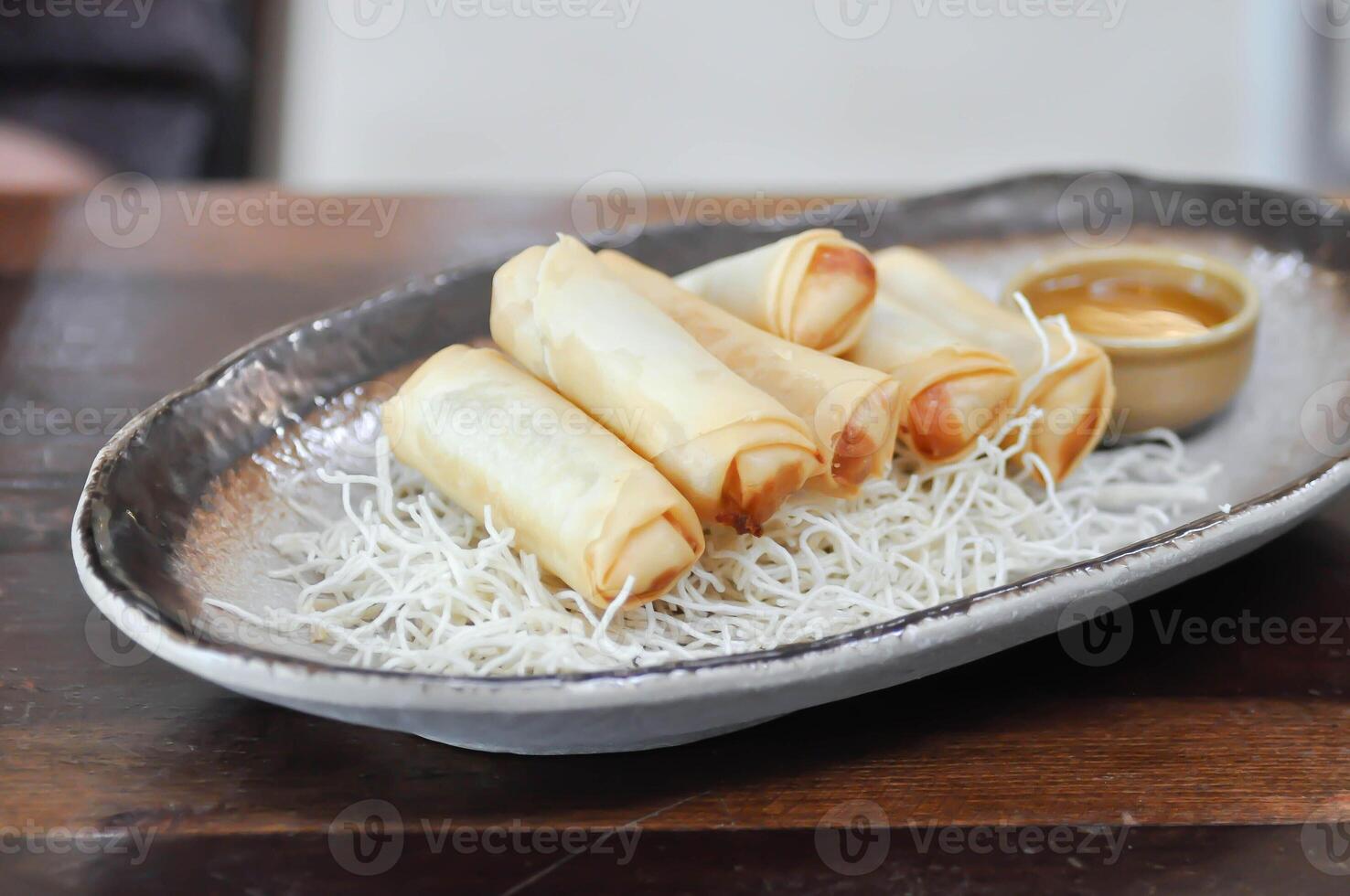 spring rolls, deep fried rolls or vermicelli rolls or deep fried Spring rolls or fried Spring rolls photo
