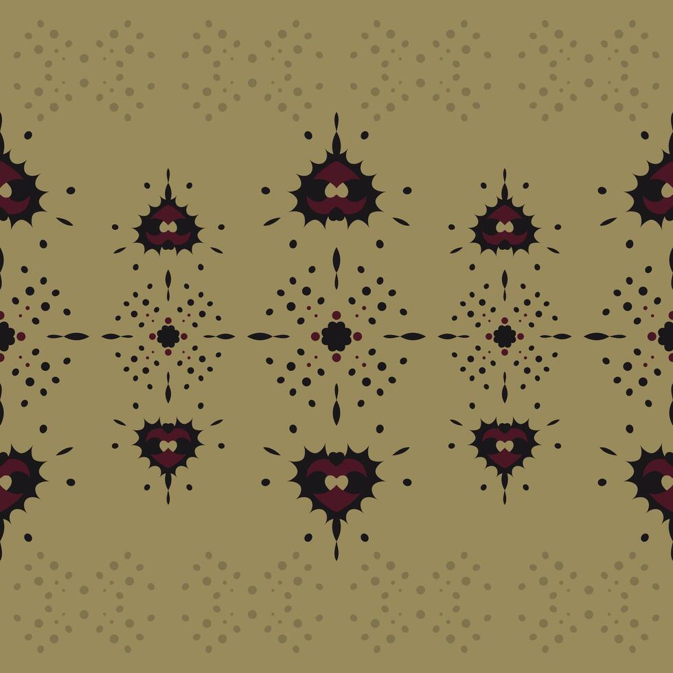 Seamless Pattern. Hearts. Colors. Dark Gray, Yellow and Burgundy. vector
