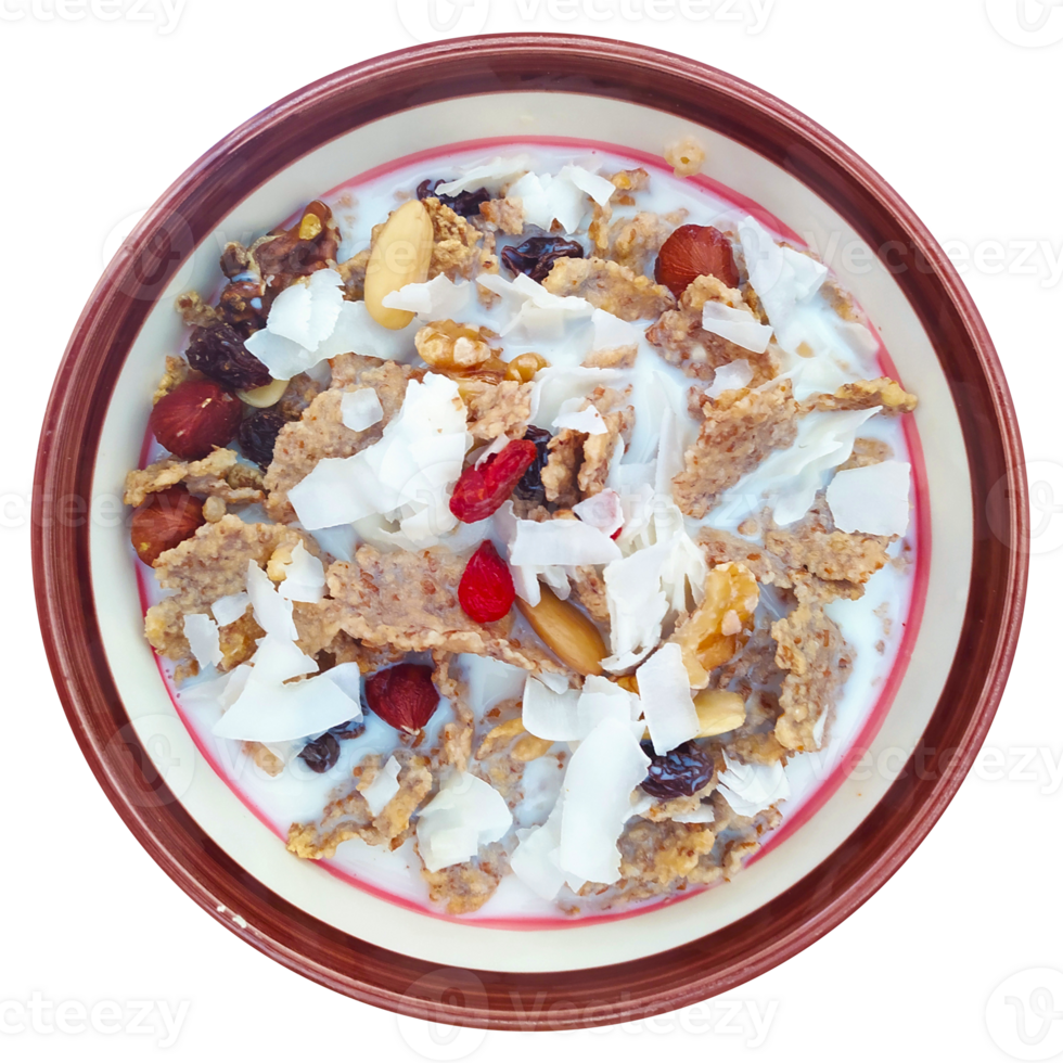 bowl of muesli png