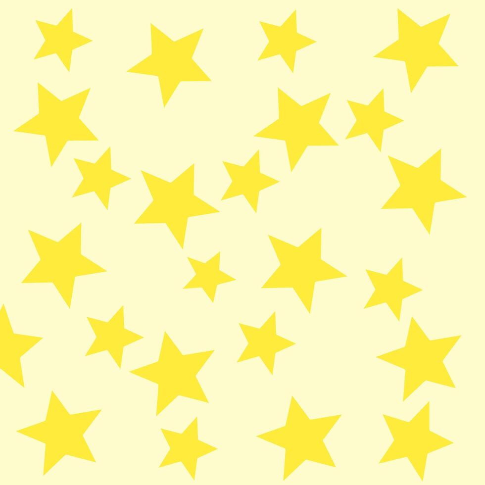 star pattern that has a yellow color vector
