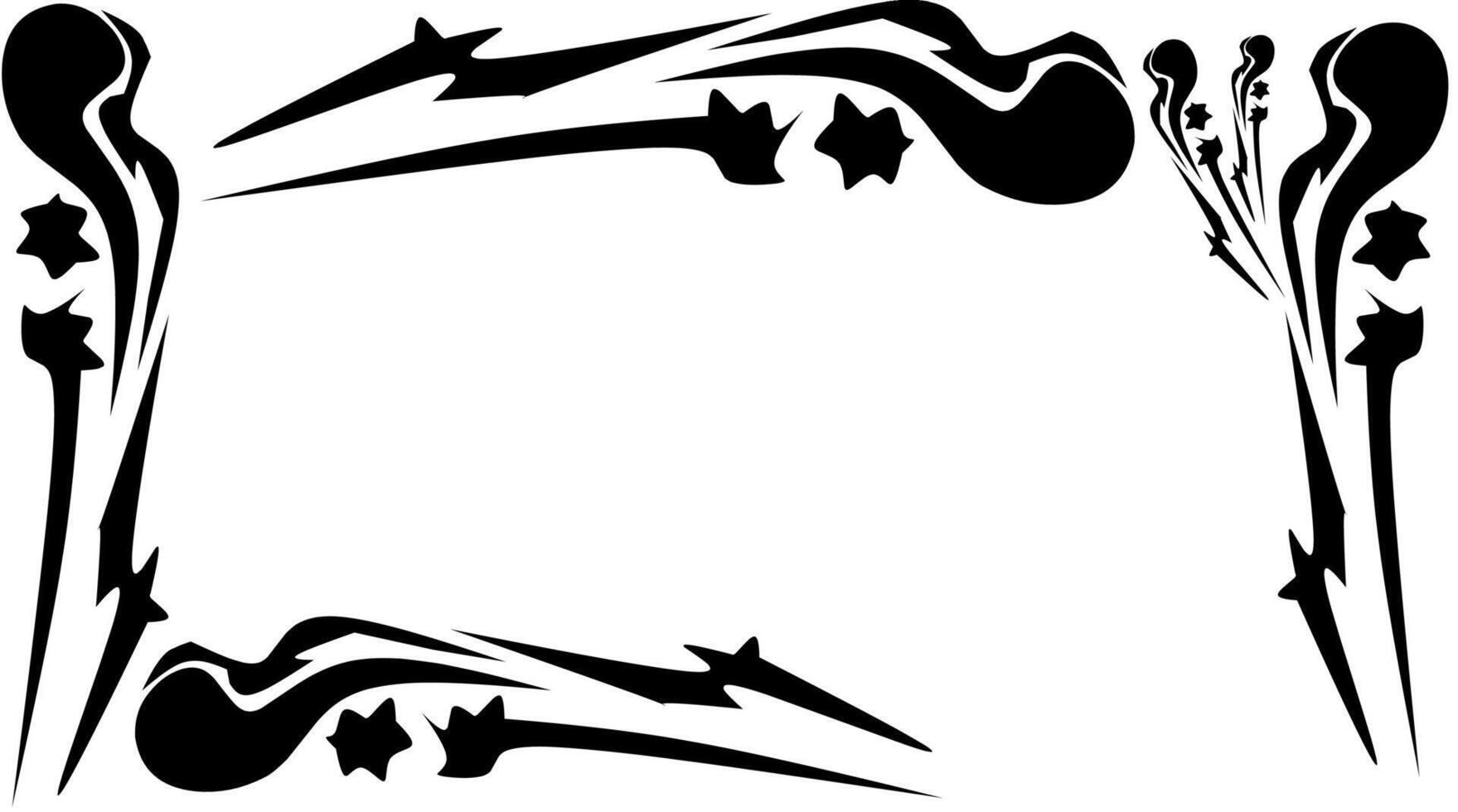 the background pattern is black vector