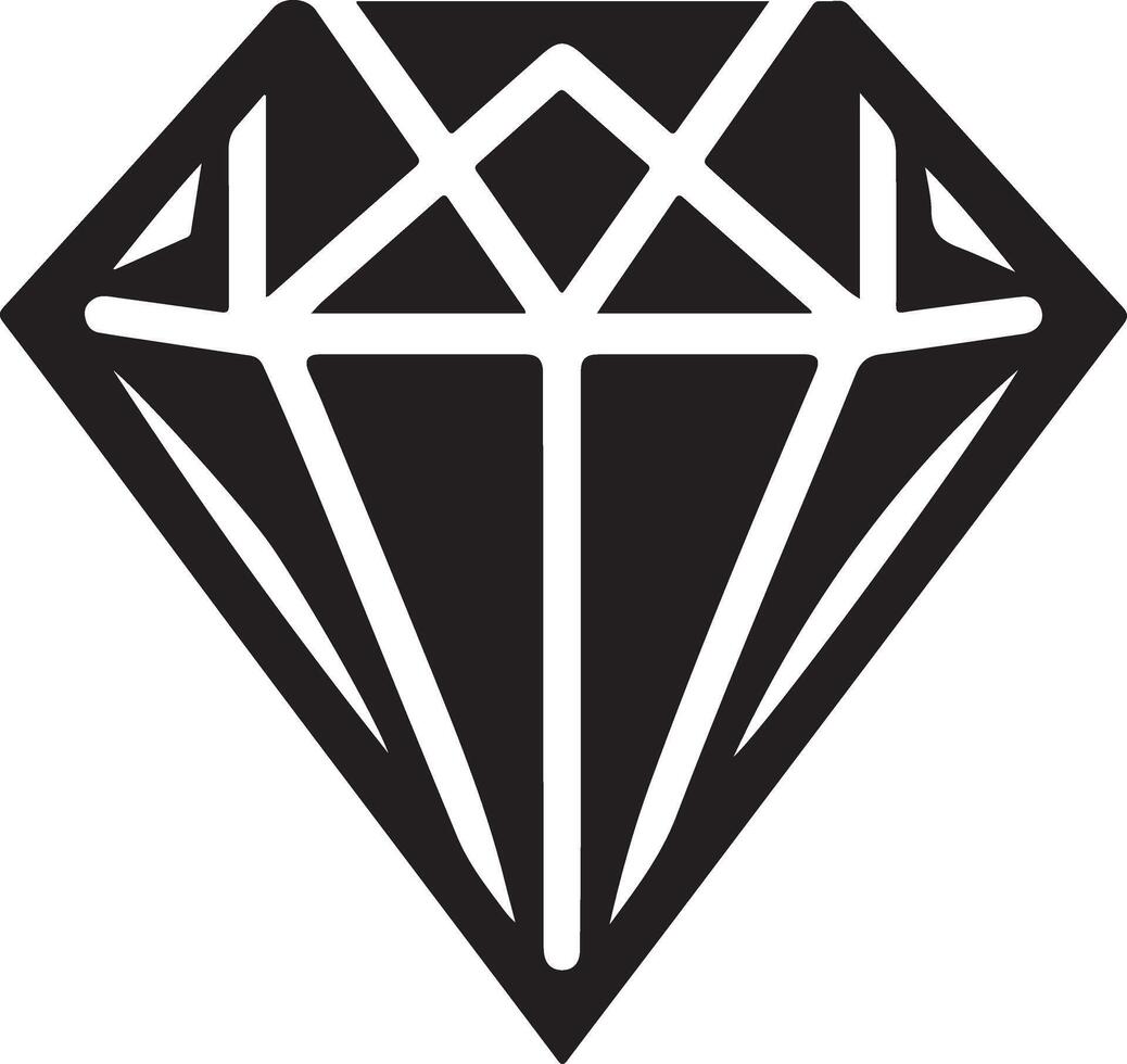 Elevate Your Artwork with Diamond Icon Illustration Styles vector