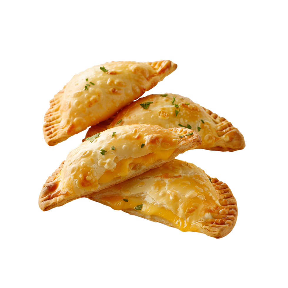 Three empanadas are stacked on top of each other png