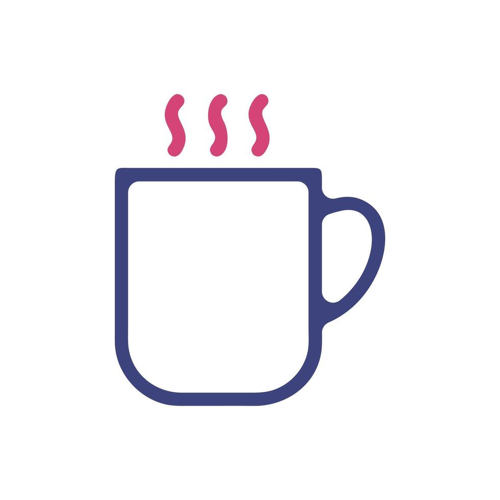 hot coffee icon design vector
