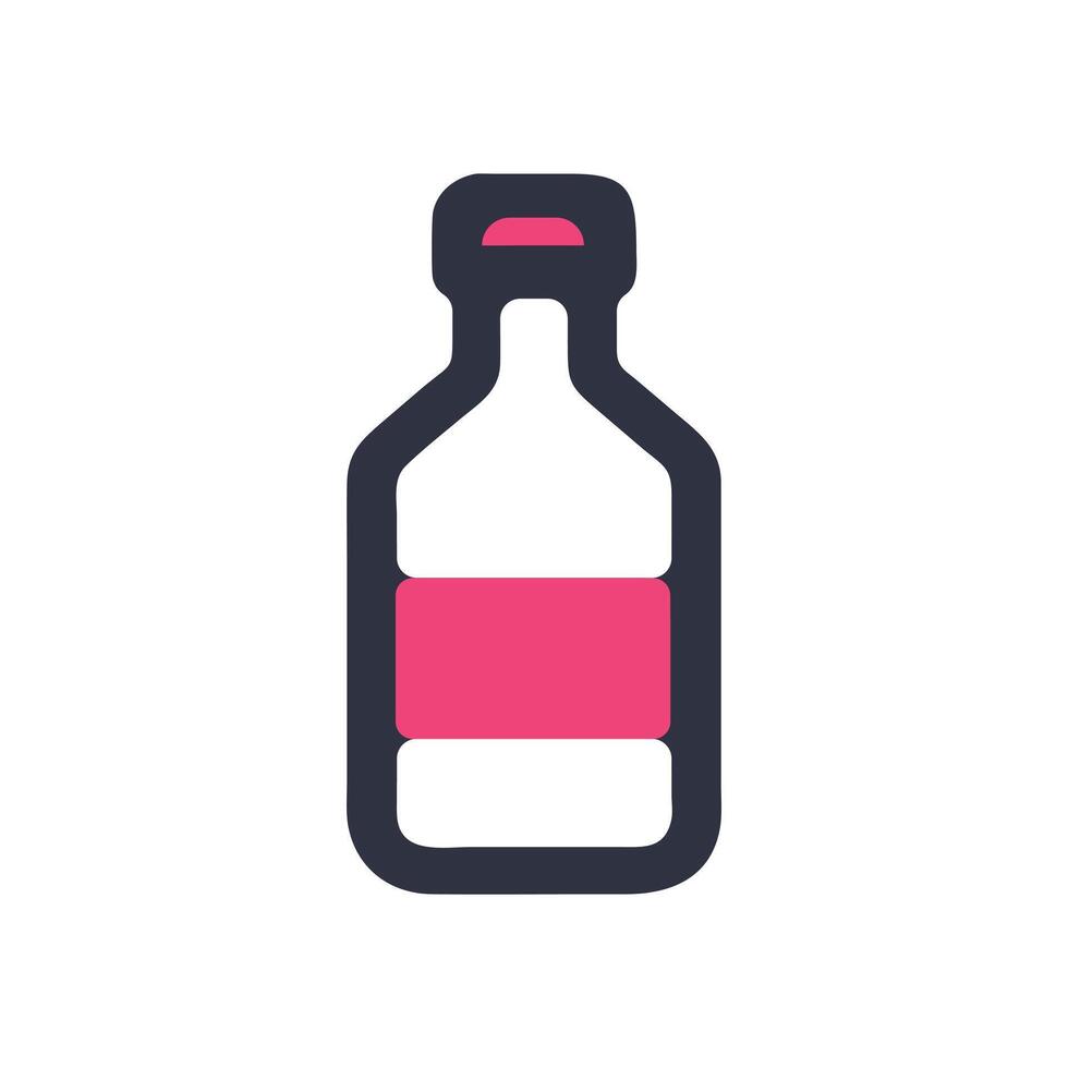 drinks bottle icon design vector