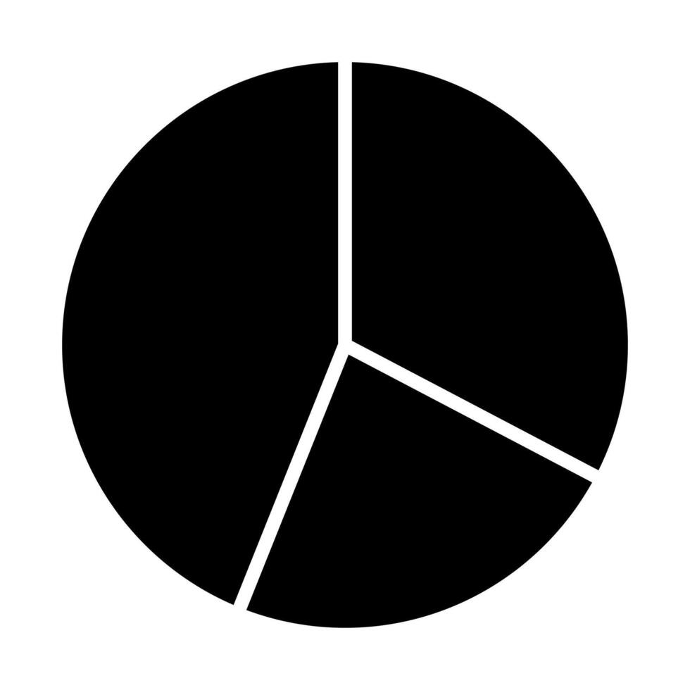 Pie Chart and Data Visualization Icon vector