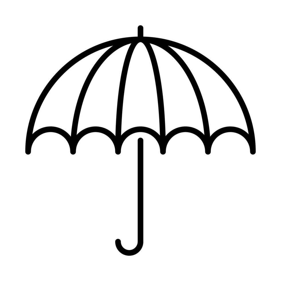 Umbrella weather icon vector