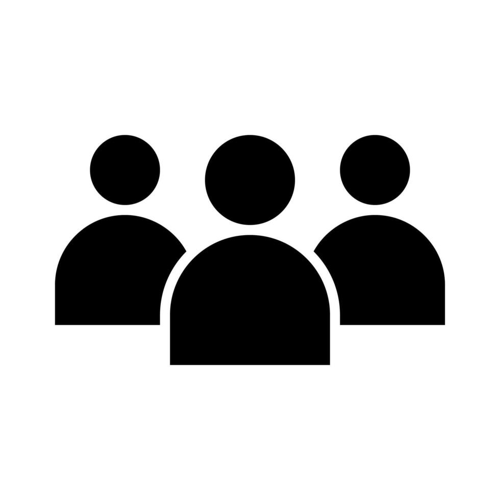 Business team or group icon vector