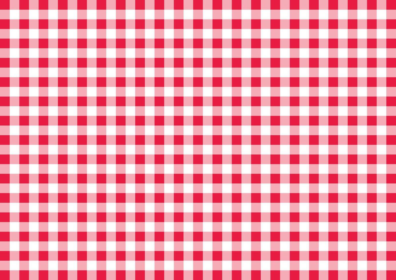 Rose Red Gingham Pattern Seamless Checkered Design for Fabrics and Backgrounds vector