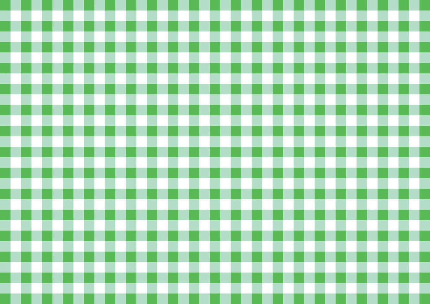 Peppy Green Gingham Pattern Seamless Checkered Design for Fabrics and Backgrounds vector