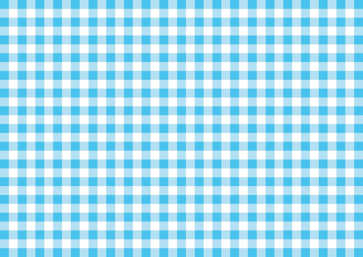 Turquoise Gingham Pattern Seamless Checkered Design for Fabrics and Backgrounds vector